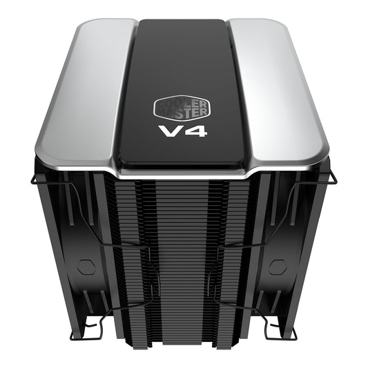 Cooler Master V4 Alpha 3DHP CPU Air Cooler - Patented 3D Heat Pipe Technology, Dual 120mm PWM High Airflow Fans, Quiet Cooling & Easy Installation