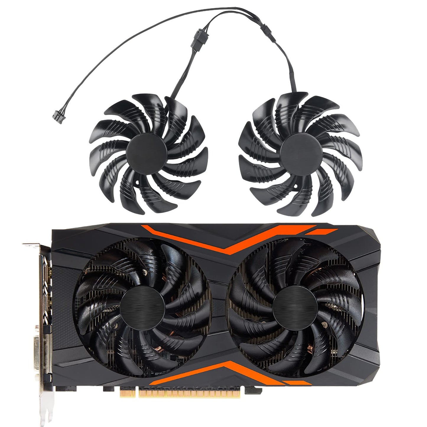 inRobert 88mm PLD09210S12HH GTX1650 GTX1660 Graphics Card Fan for Gigabyte GTX 1650 1660 Video Card Fan