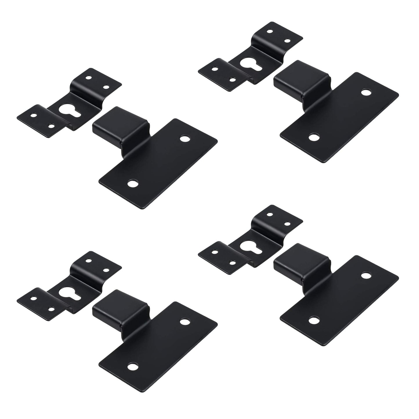 Bluecell Universal Metallic Wall Mount Iron Hook Hanger Plate Connector for Surround Sound Box Audio Speaker