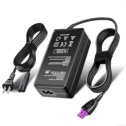 DONGNI 32V 1560mA 0957-2105 0957-2259 Printer Adapter Compatible with HP Officejet 4500 6500 6500A 7500 6000 2620 J4550 Photosmart B210 C7280 C5180…