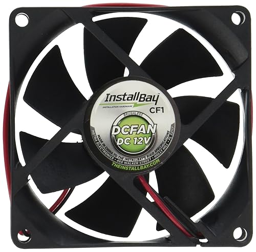 Install Bay Cooling Fan 12 Volt 3.1 Square Inch By 1 Inch Deep Each- CF1