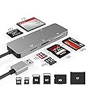 USB3.0 XD Card Reader, USB 3.0 (5Gps) High Speed TF/SD/MS/M2/XD/CF Memory Card Solt Combo Adapter, 6 in 1 Aluminum Card Reader,Compatible with Windows