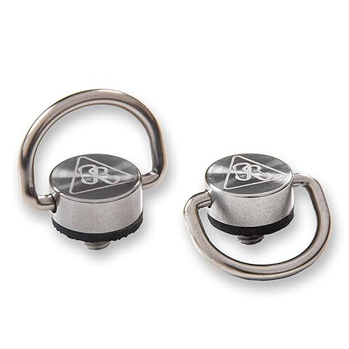 DANGER BUDDIES XL Camera Carabiner Clip D-Ring - Easily Attach a Camera Strap or Carabiner to Your Camera with This 1/4-20 Tripod Mount D-Ring Adapter