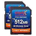 D50 D40 D40X D3300 Digital Camera Memory Card 2X 512MB Secure Digital (SD) Memory Card (1 Twin Pack)