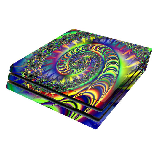 MightySkins Skin Compatible with Sony PS4 Pro Console - Acid | Protective, Durable, and Unique Vinyl Decal wrap Cover | Easy to Apply, Remove,