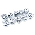 10pcs OD 20 x H 21mm 1W Watt LED Aluminium Heatsink Long Round Cooling