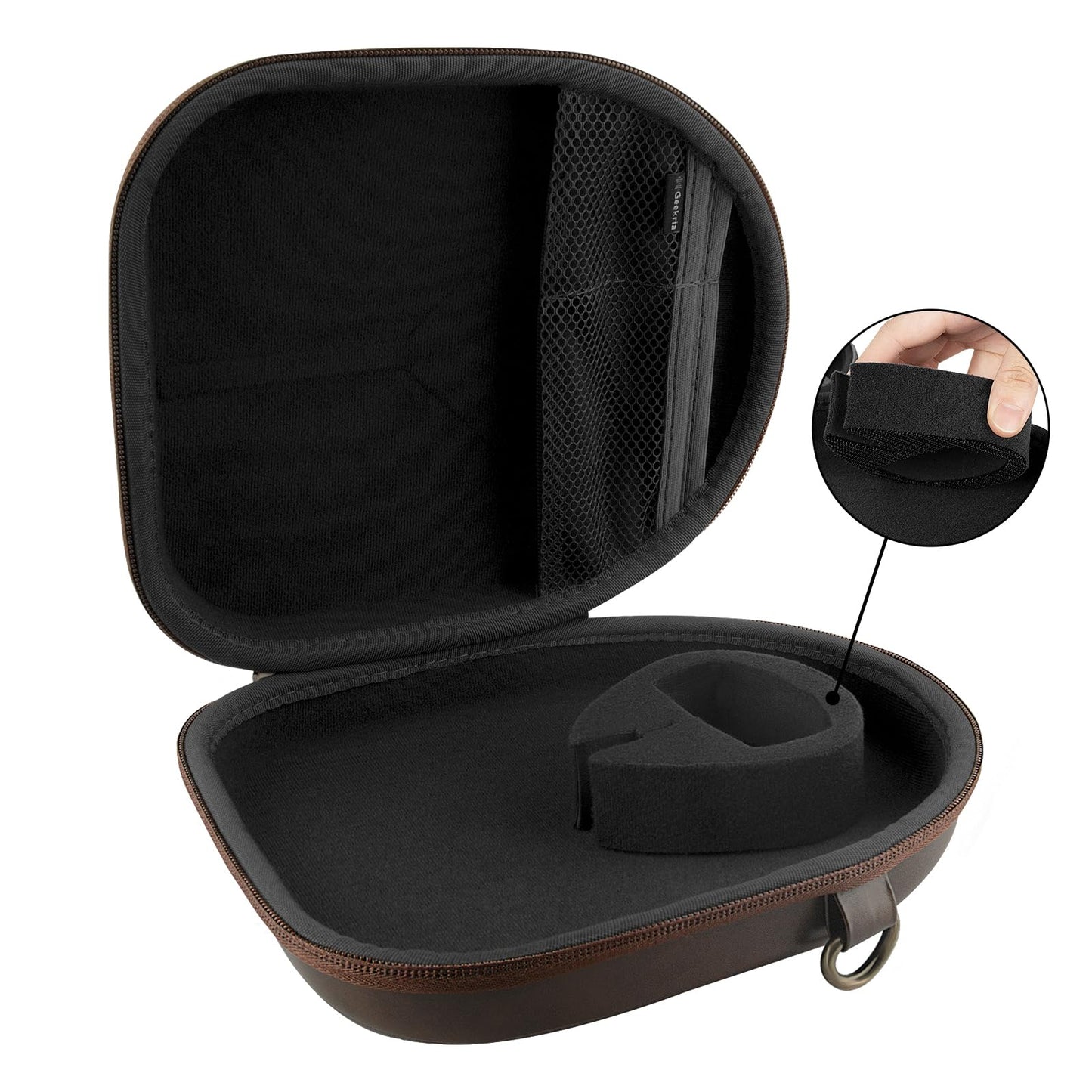Geekria Shield Headphones Case Compatible with Sony WH-1000XM5, Bose QC Ultra II, JBL Live 650BTNC and More, Replacement Hard Shell Travel Carrying