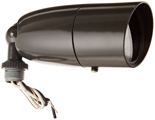 RAB Lighting LFP16A Sleek Floodlight, PAR16 Type, Aluminum, 60W Power, 650 Lumens, 120V, Bronze Color