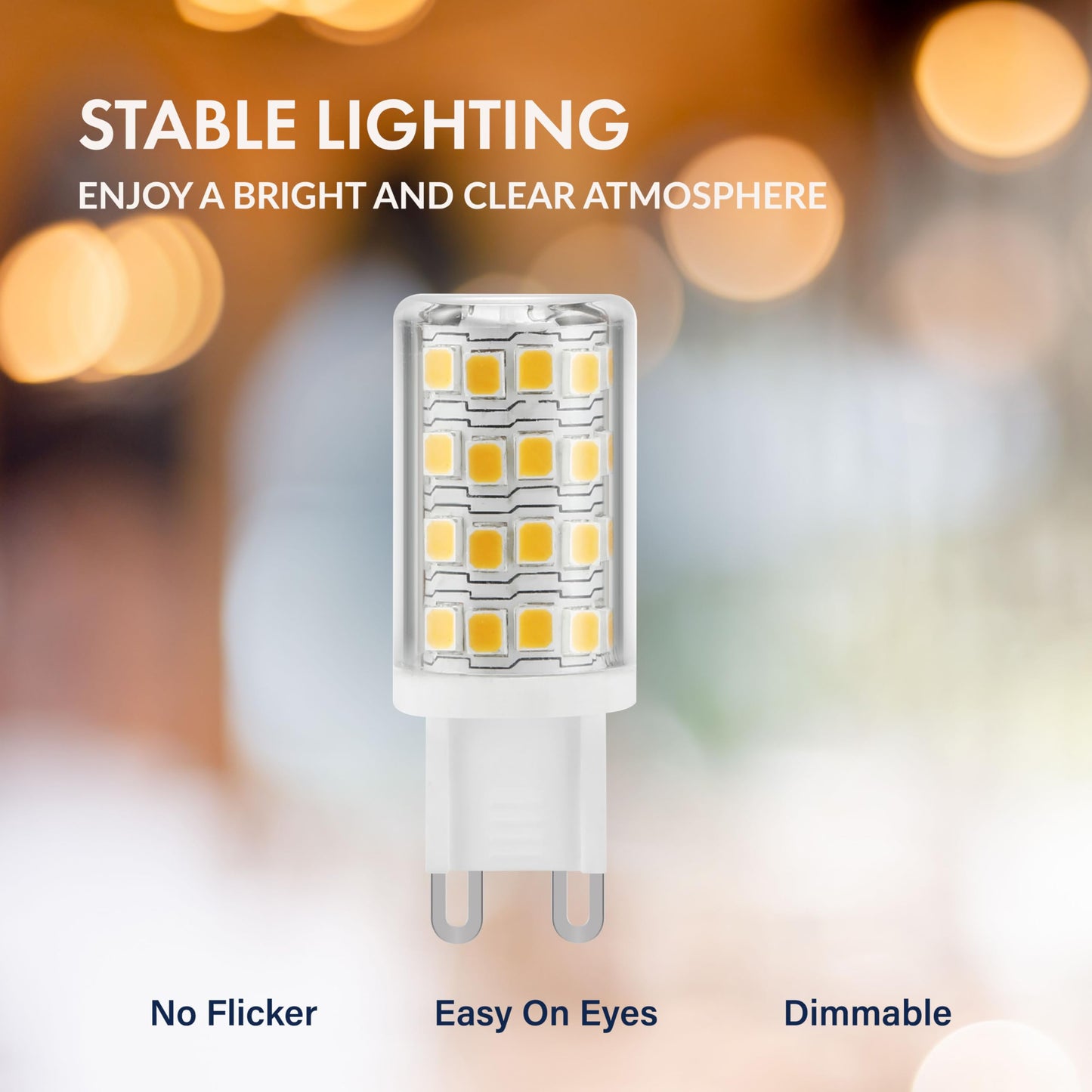 Newhouse Lighting 4w LED T4 Bulb G9 Base 3000k (4-Pack)