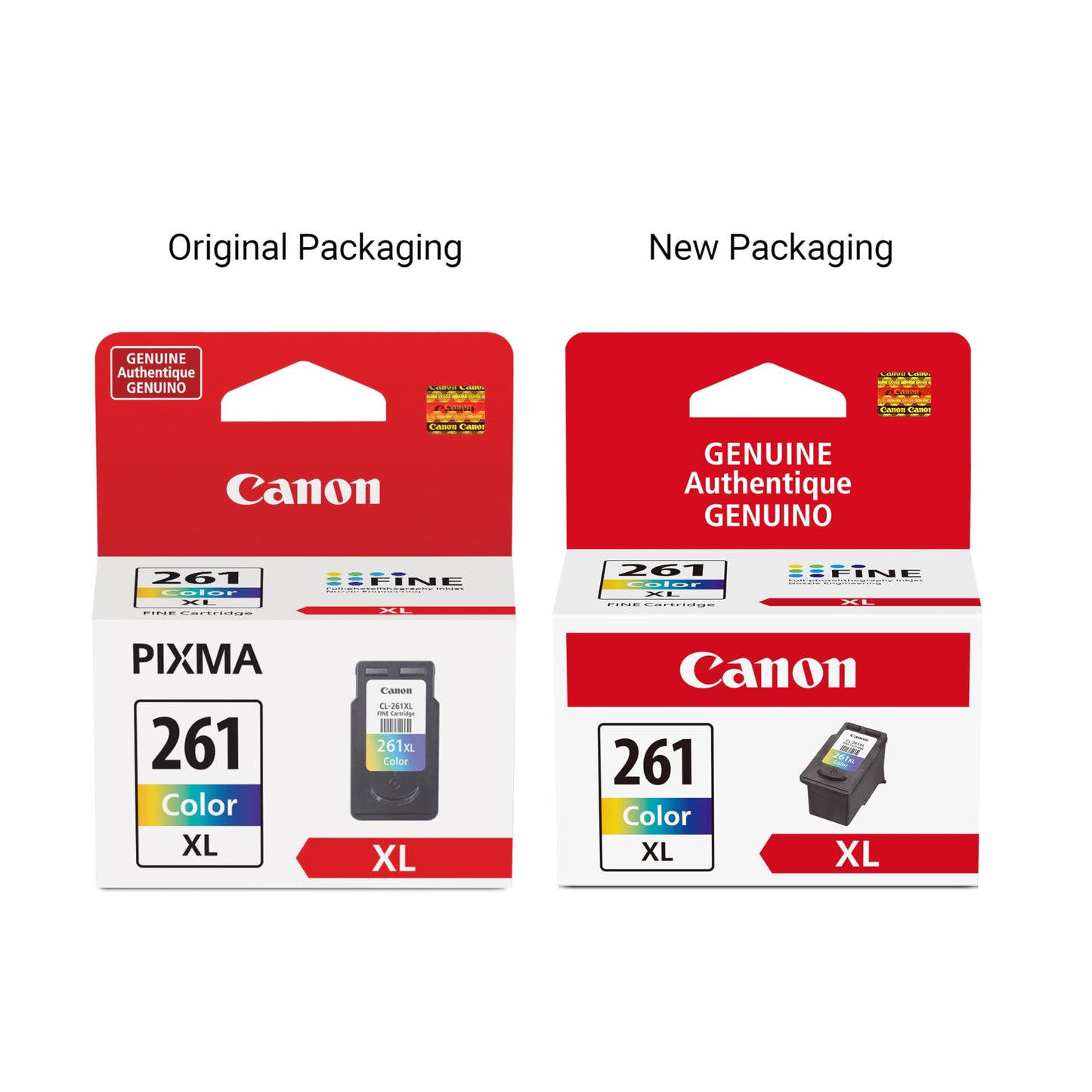 CanonCL-261 XL Genuine Color Ink Cartridge, Compatible with TS5320/6420/6420a,TR7020/7020a