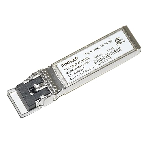 Genuine Finisar FTLX8574D3BCL 10GBASE-SR SFP+ Transceiver | 10G SR 850NM VCSEL 400M Multimode (-5 to 70C)