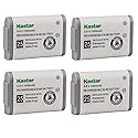 Kastar 4-Pack Cordless Phone Battery Replacement for Panasonic HHR-P103 KX-TG2352 KX-TG2382 KX-TG2383 KX-TG2720 KX-TGA273, Radio Shack 23-906 23-966