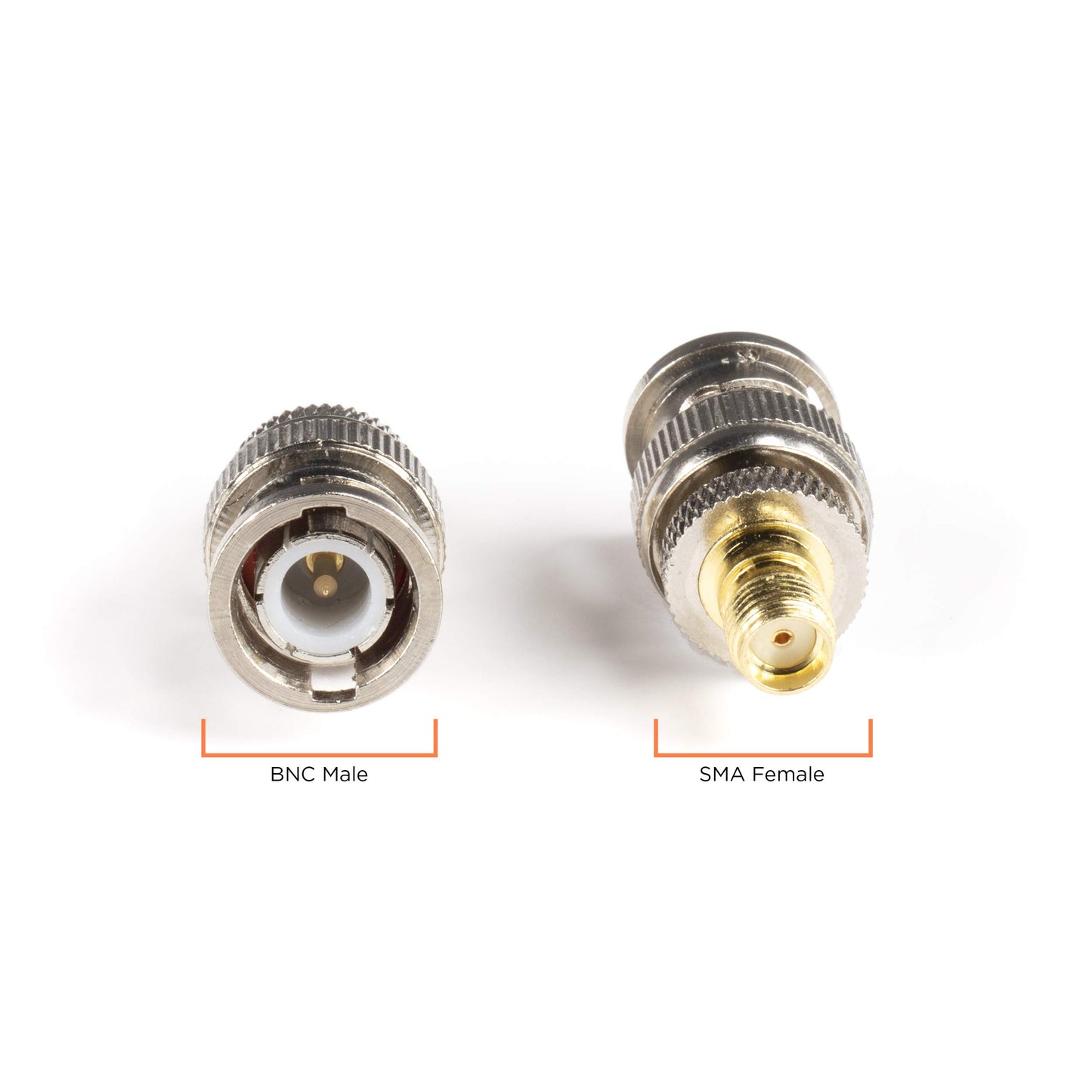 THE CIMPLE CO Gold SMA Female to BNC Male Adapter - Male to Female Coaxial (RF) Connector - Compatible with RF, SDI, HD-SDI, CCTV, Camera (4 Pack)