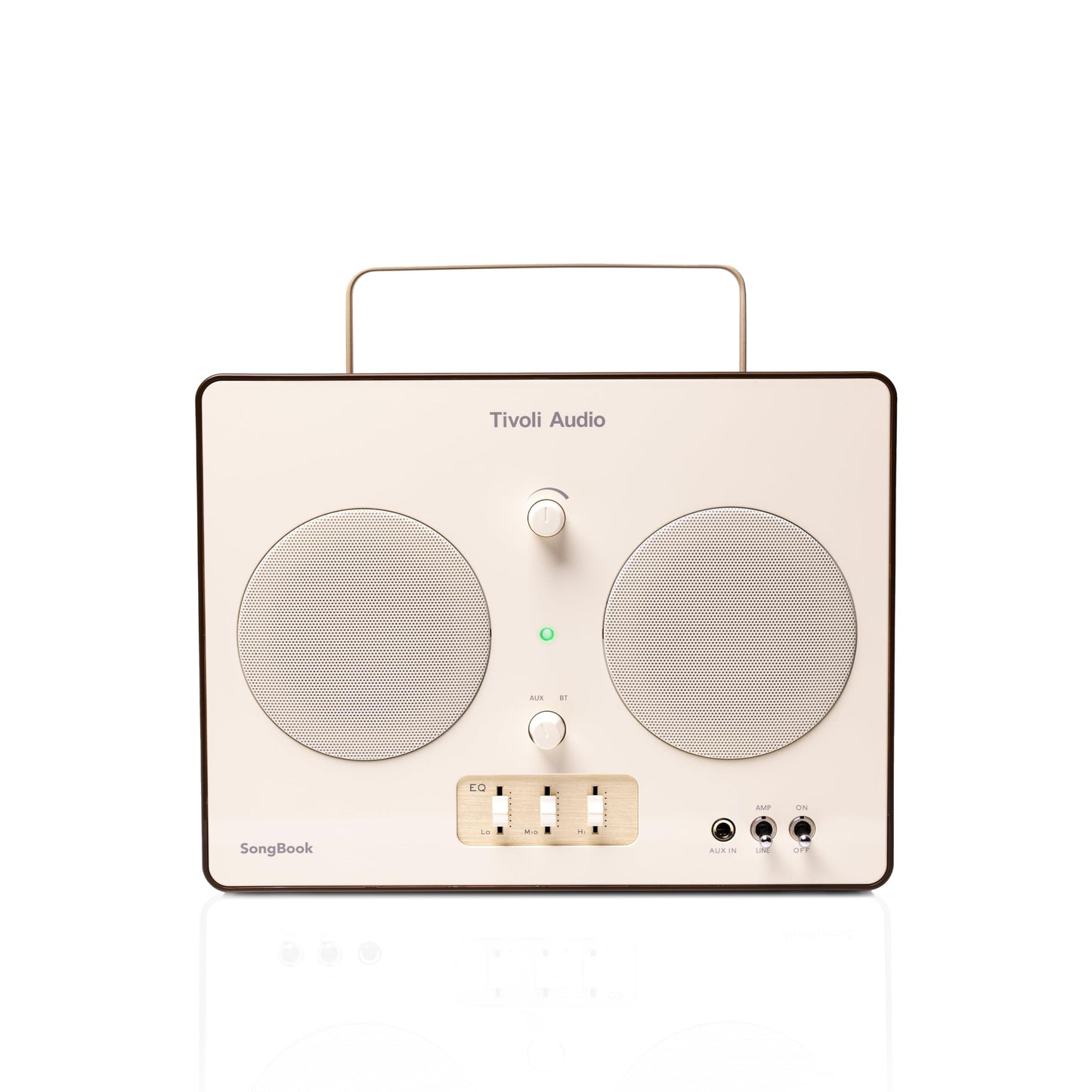 Tivoli Audio Songbook, Premium Bluetooth Sound System with 1/4" Auxiliary Input and Built-in Preamp (Cream/Brown)