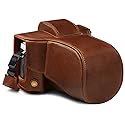 Megagear MG1863 Ever Ready Genuine Leather Camera Case Compatible With Olympus Om-D E-M5 Mark I?? - Brown