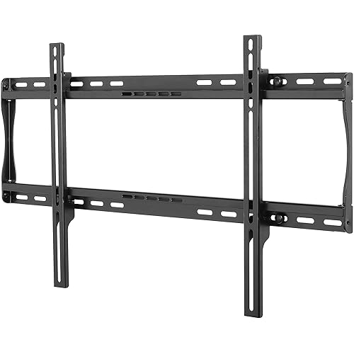 Peerless SF650P Universal Fixed Low-Profile Wall Mount for 37”-75” Displays (Black/Non-Security)
