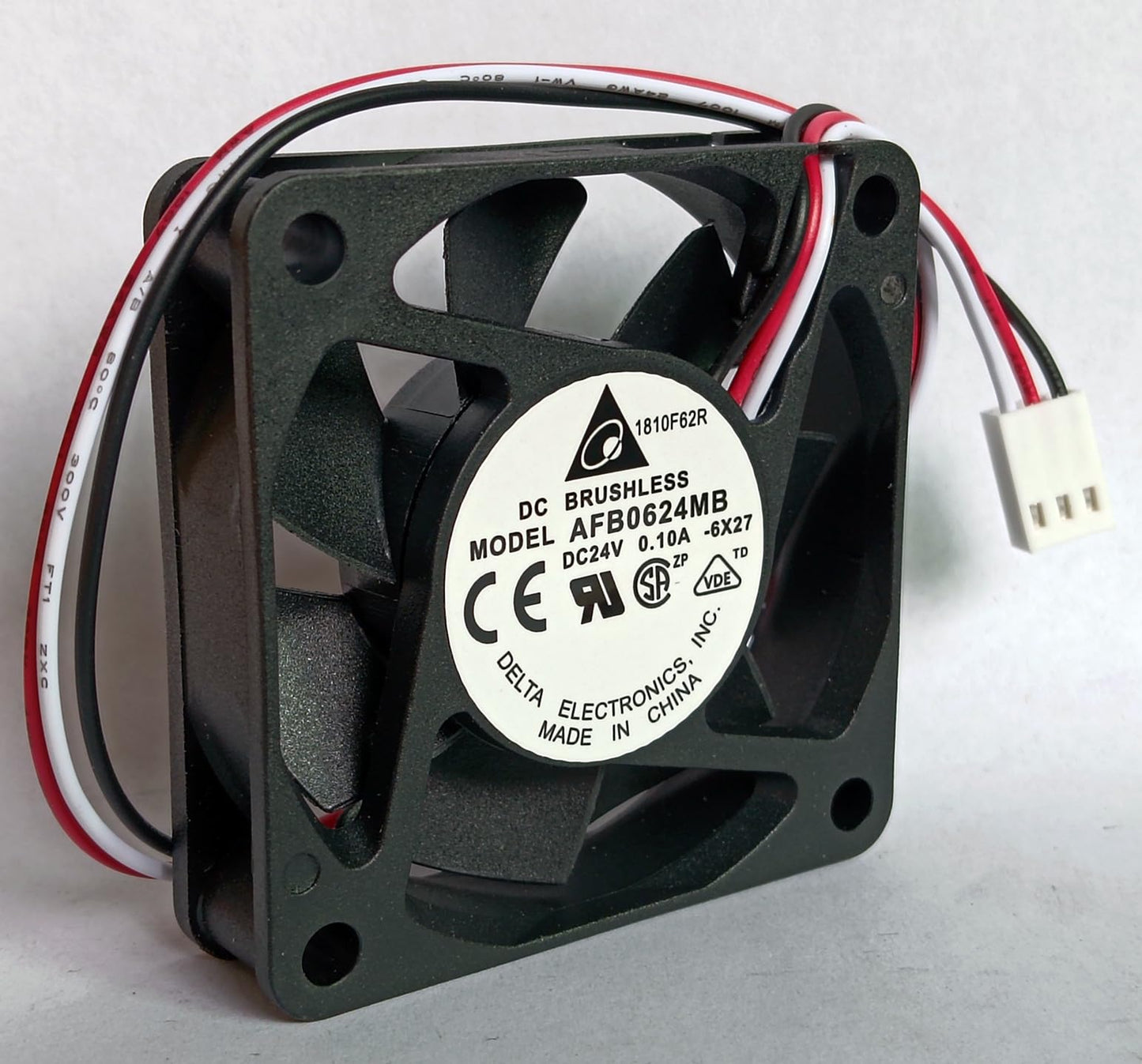 AFB0624MB DC24V 0.10A 6CM 6015 Cooling Fan AFB0624MB 3-Wire DC Fan