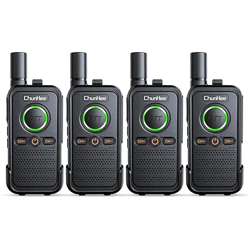 ChunHee Wireless Intercom System, 2 Way Voice Intercom for Home, 1.5-Mile Long Range, 16 Channels Portable Intercom with VOX & SOS Alarm, Easy Install