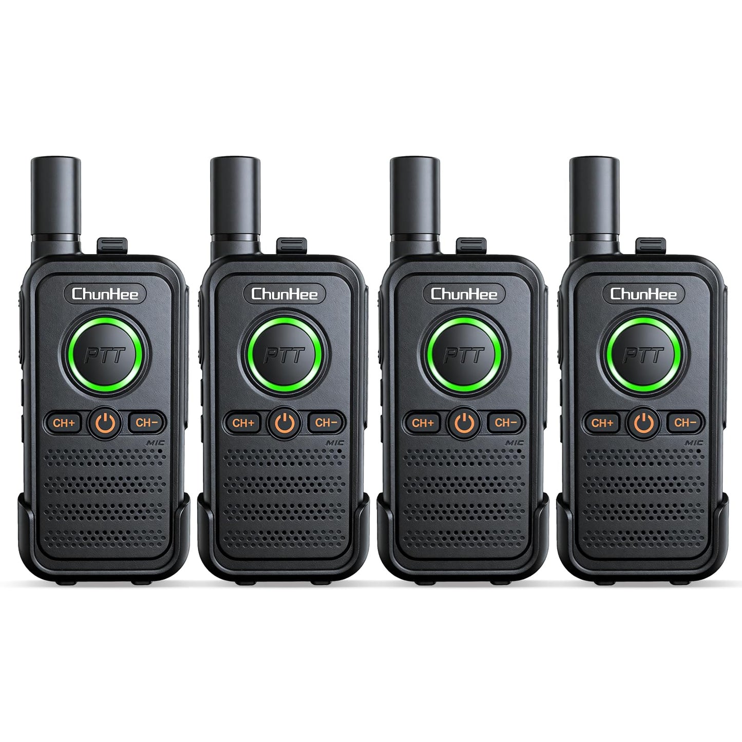 ChunHee Wireless Intercom System, 2 Way Voice Intercom for Home, 1.5-Mile Long Range, 16 Channels Portable Intercom with VOX & SOS Alarm, Easy Install