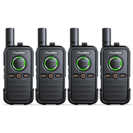 ChunHee Wireless Intercom System, 2 Way Voice Intercom for Home, 1.5-Mile Long Range, 16 Channels Portable Intercom with VOX & SOS Alarm, Easy Install