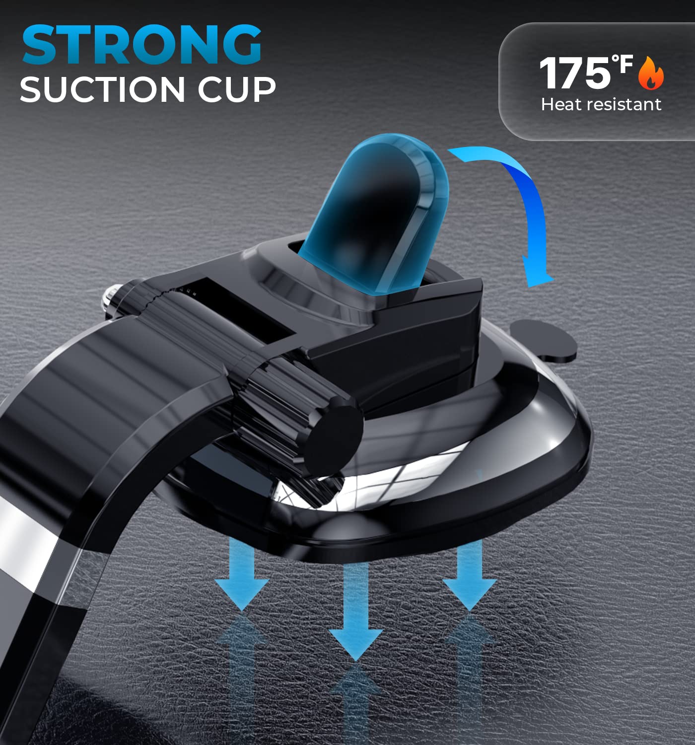 Bestrix SmartClamp Car Phone Mount | Dashboard Cell Phone Car Phone Holder Compatible with iPhone 13 12 11 Pro, Xr, Xs, XS MAX,XR,X, Galaxy S20 Note