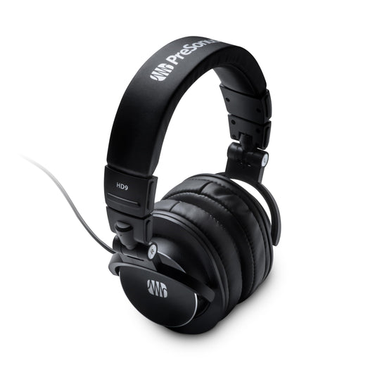 PreSonus HD9 Professional Monitoring Headphones - High-Power Handling, Closed-Back, Circumaural Acoustic Design Studio Recording Headphones…
