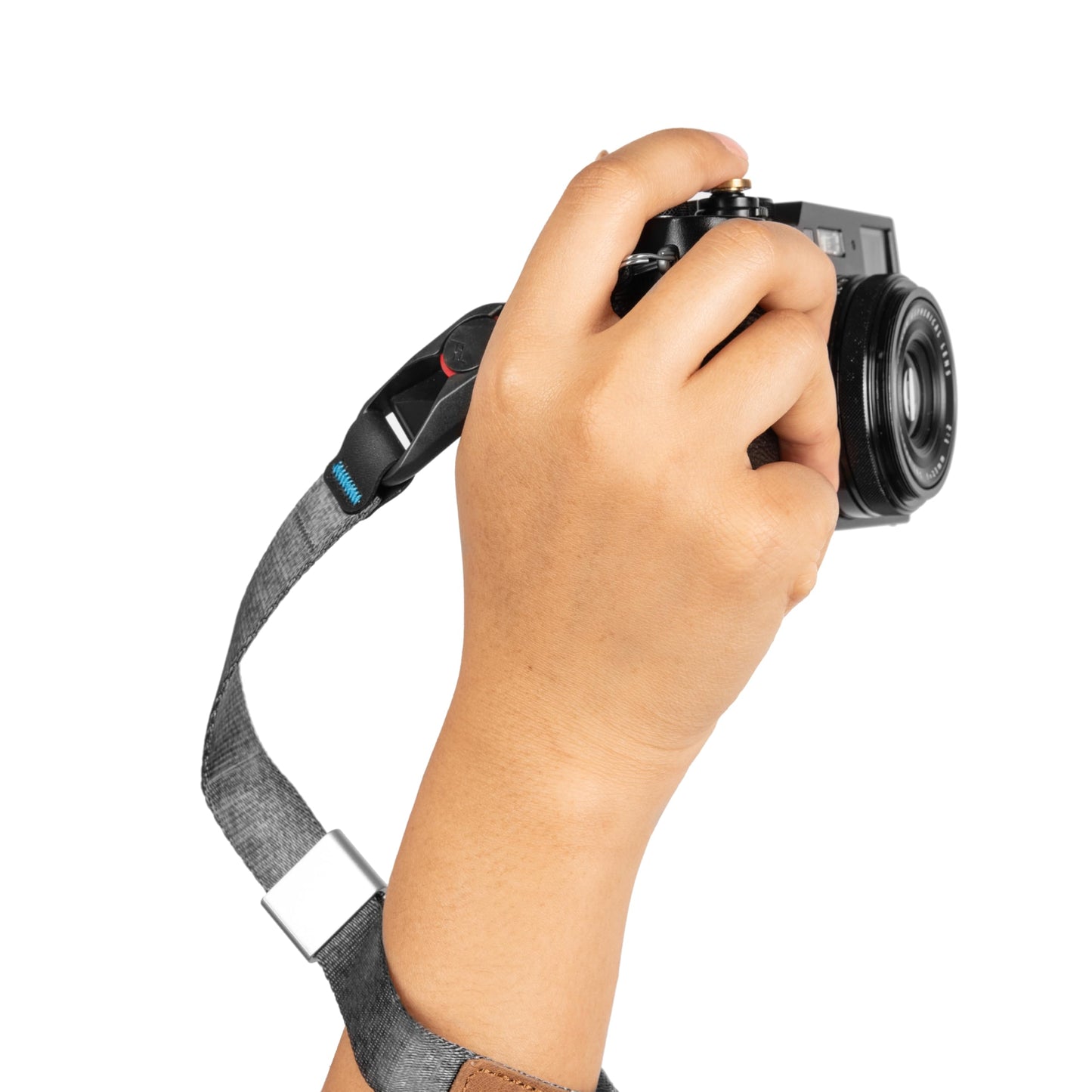 Peak Design Cuff Camera Wrist Strap, Ash, Compatible with DSLR, Compact and Point-and-Shoot Cameras, Low Profile, Quick Release and Connection, 200 lb