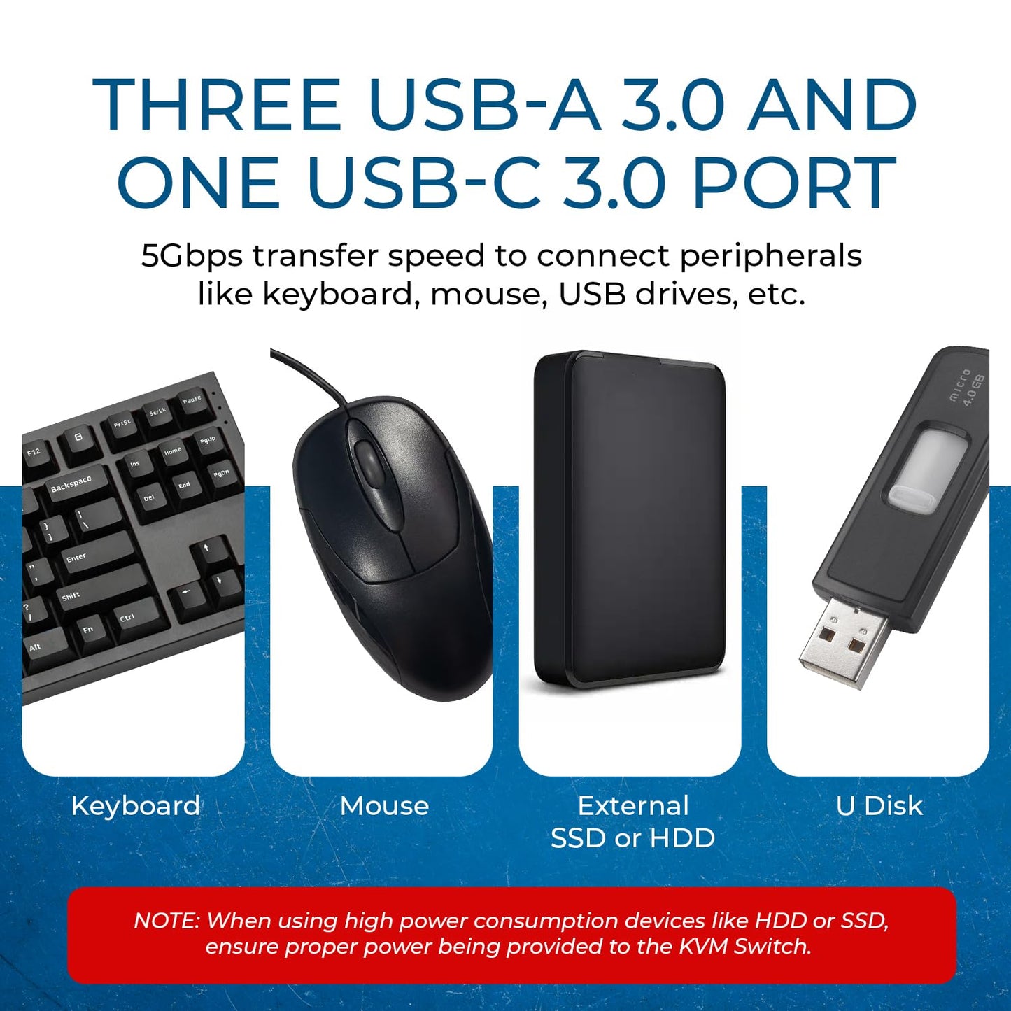 OREI 8K KVM Switch - DisplayPort Switch 2 in 1 Out, USB-C for 2 Computers, DisplayPort 1.4 KVM, KVM Switch 2 Computers 1 Monitor, Supports 4K 144Hz /