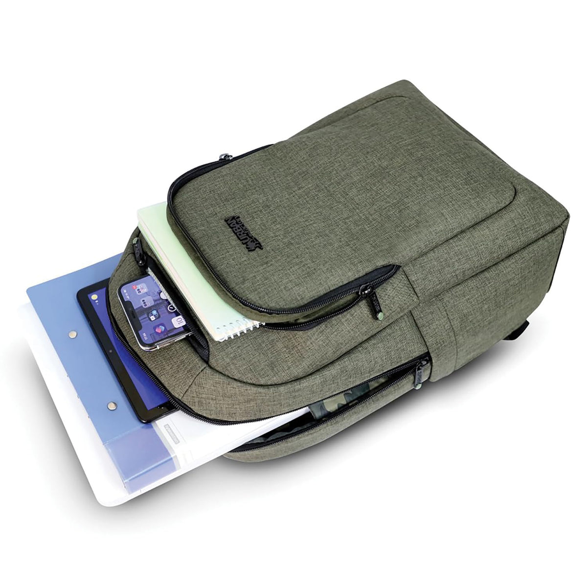 Urban Factory ECB34UF CYCLEE City Edition Ecologic Backpack for Notebooks and Computers (Khaki; 13 in. to 14 in.)
