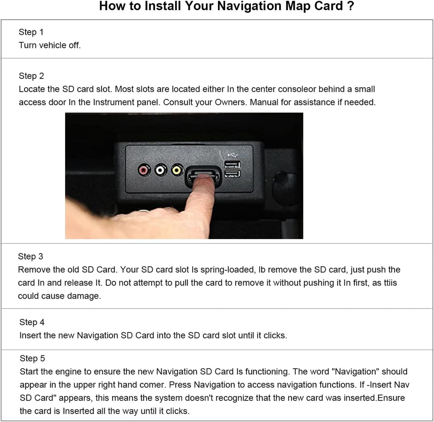 JXTVANCL 2024 Latest Version Navigation GPS sd Card Fits Ford/Lincoln Updated B15 USA Mexico Map-GM5T-19H449-BJ