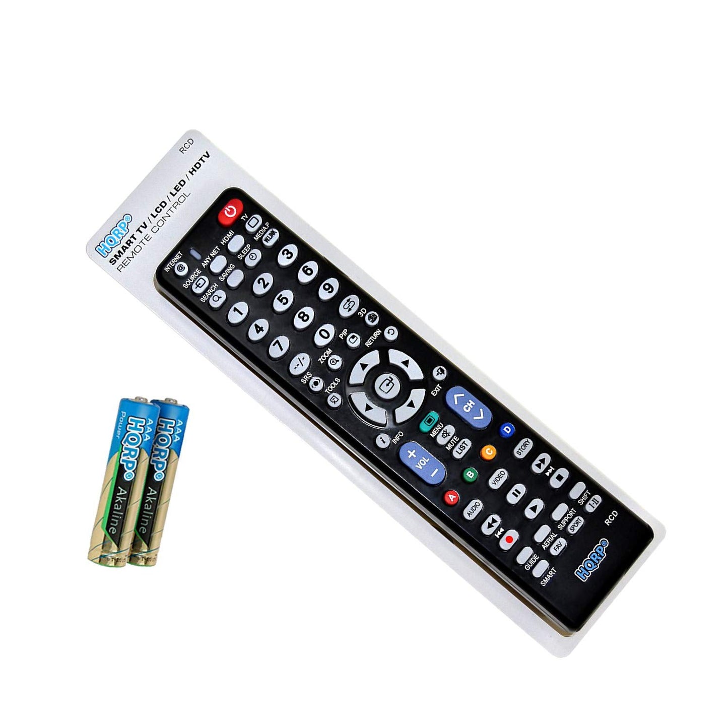 HQRP Remote Control Works with Samsung LN32D403E4D LN32D405E3D LN32D405E5D LN37A330J1D LN37A450C1D LN37A450C1DXZ LCD LED HD Smart TV