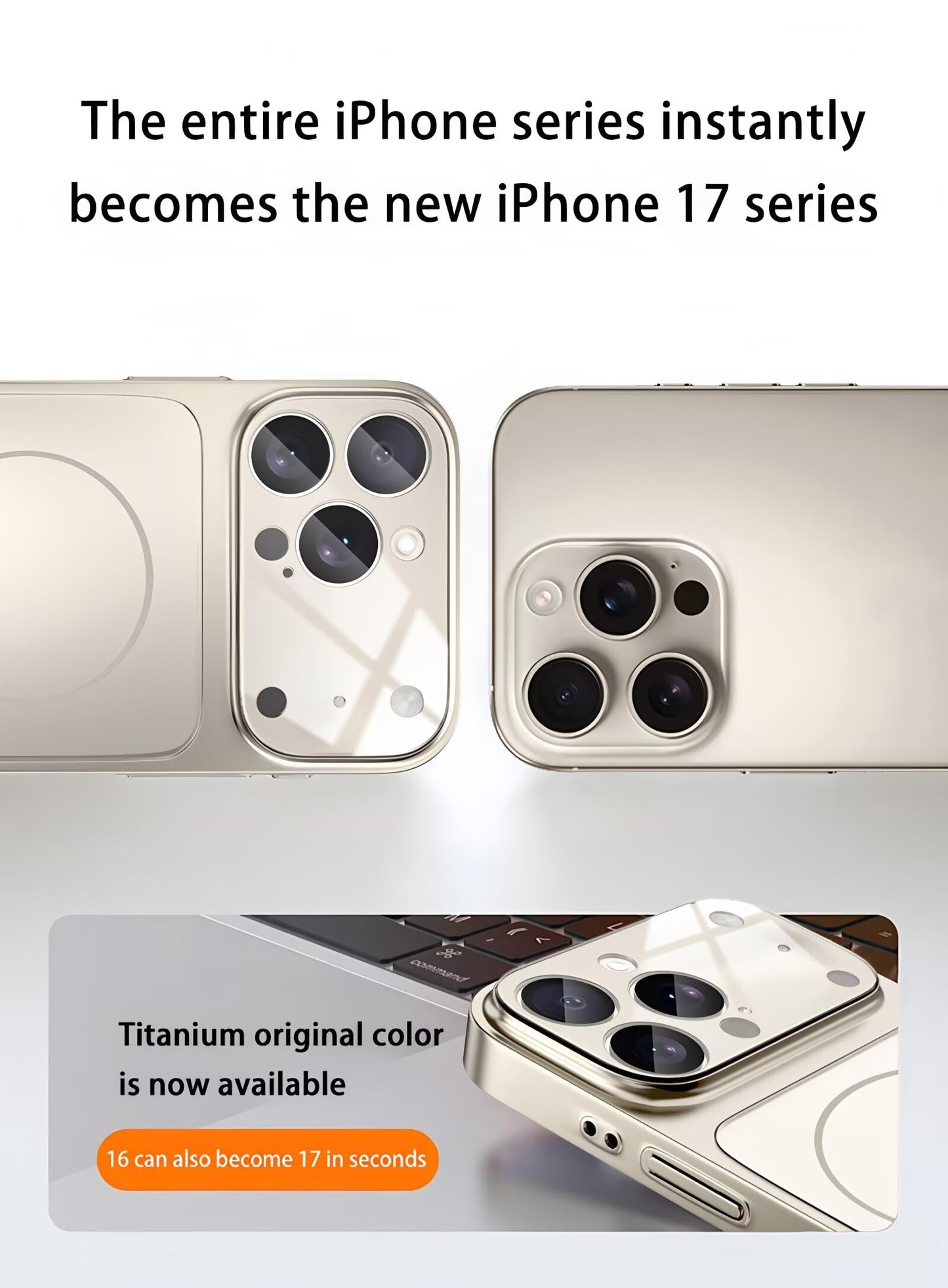 Erlova Designed Magnetic Series for iPhone 15 Pro Max Case,Black