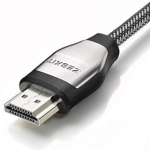 Zeskit HDMI Cable 3ft/ 1m (4K 60Hz HDR UHD 4:4:4 HDCP 2.2) HDMI 2.0 High Speed 18Gbps - 3D ARC Ethernet 2160p 1080p - Compatible with Samsung Xbox