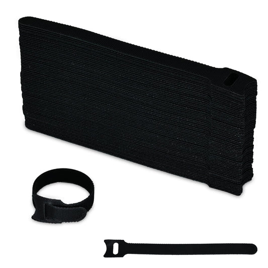 62PCS 6 inchs Microfiber Reusable Cable Ties - Adjustable Cord Organizer Straps for Electronics, Multi-Purpose Wire Management Accessories