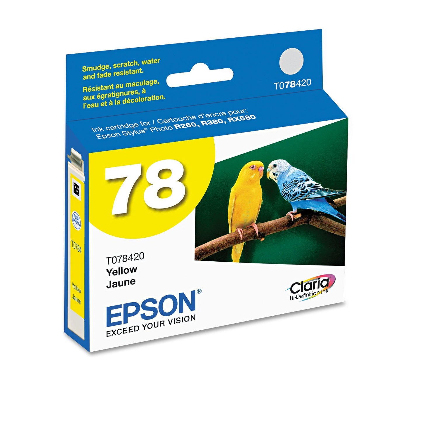 EPSON America T078420 T078420 Claria Ink, 430 Page-Yield, Yellow