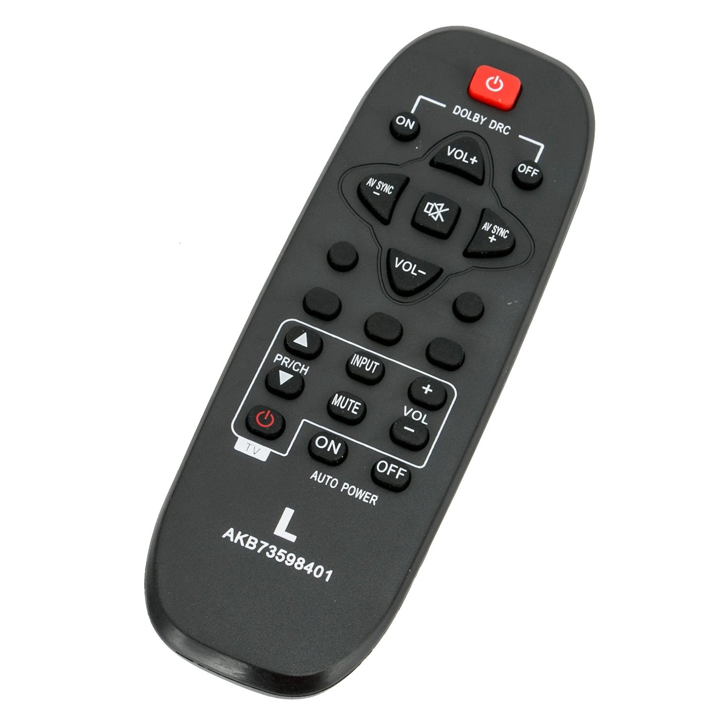 AKB73598401 Replacement Soundbar Remote Control Applicable for LG NB2020A NB2022A NB2030A Sound Bar Audio System
