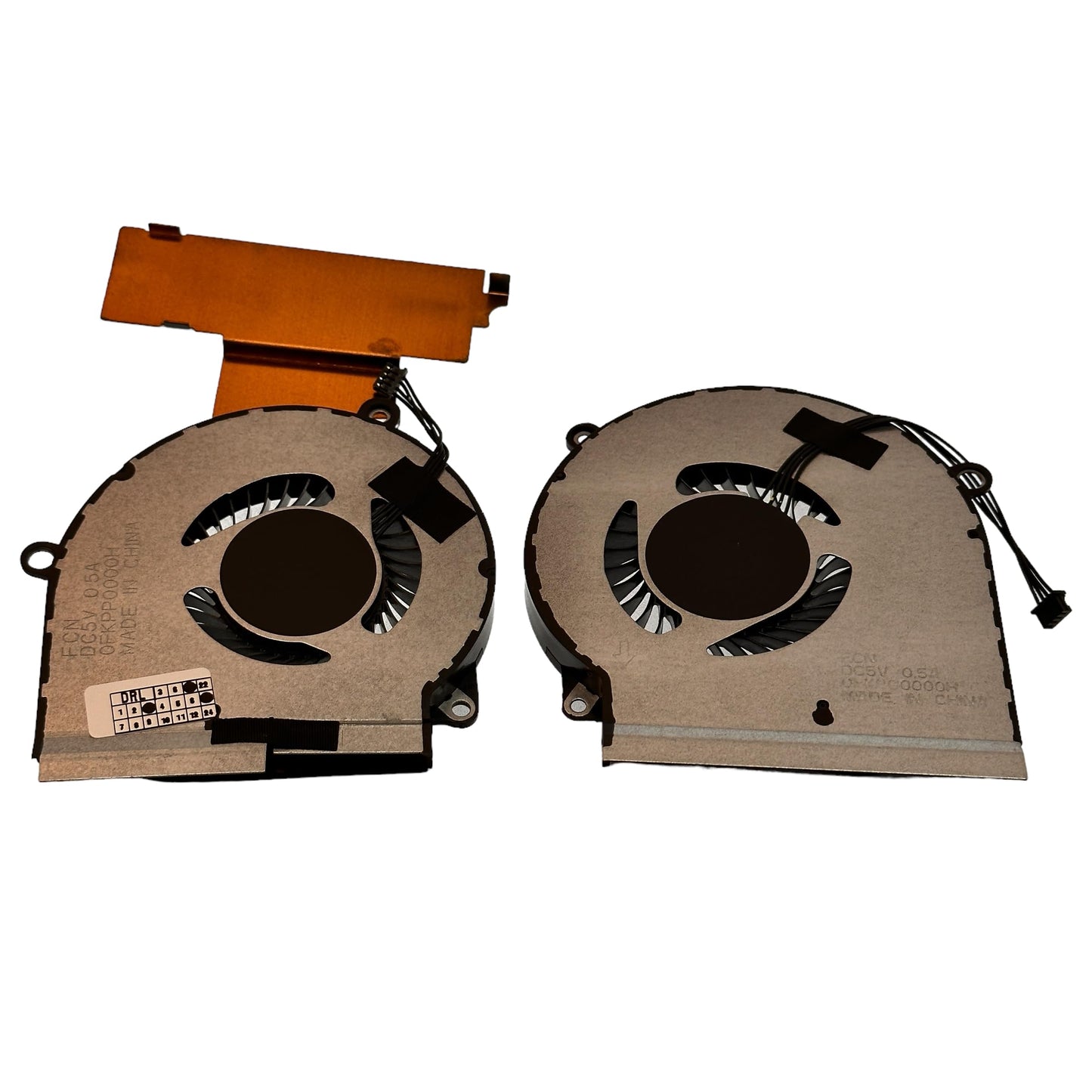VoltaGuru Replacement New Laptop CPU + GPU Cooling Fan Set X2 for HP Omen 15-DC, Model L30203-001, L30204-001, L29354-001, L29355-001