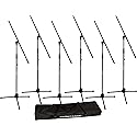 Ultimate Support JamStands MCFB6PK 6-Pack Tripod Mic Stand Bundle for Bands & Studios
