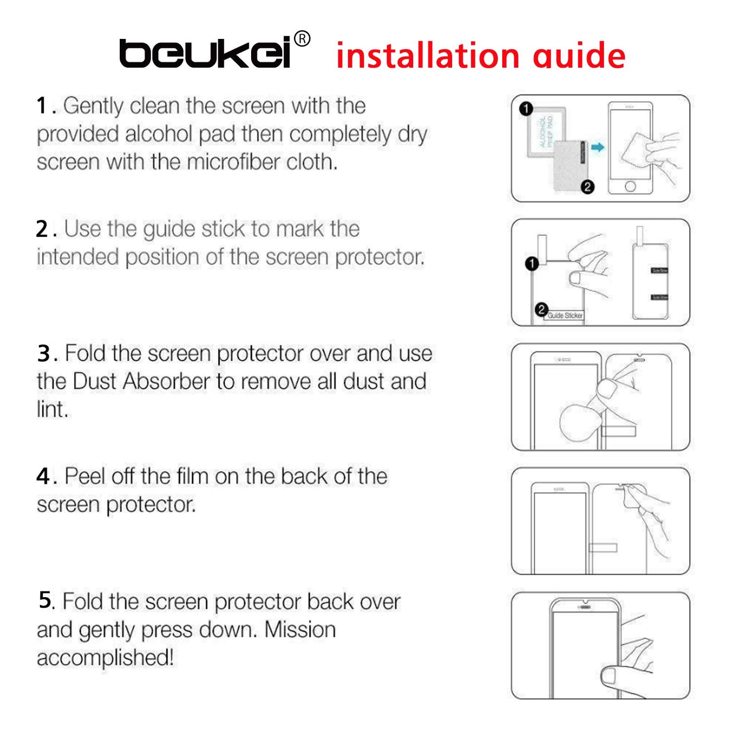 beukei (3 Pack) Designed for Samsung Galaxy A16 5G / 4G Screen Protector Tempered Glass, 9H Hardness