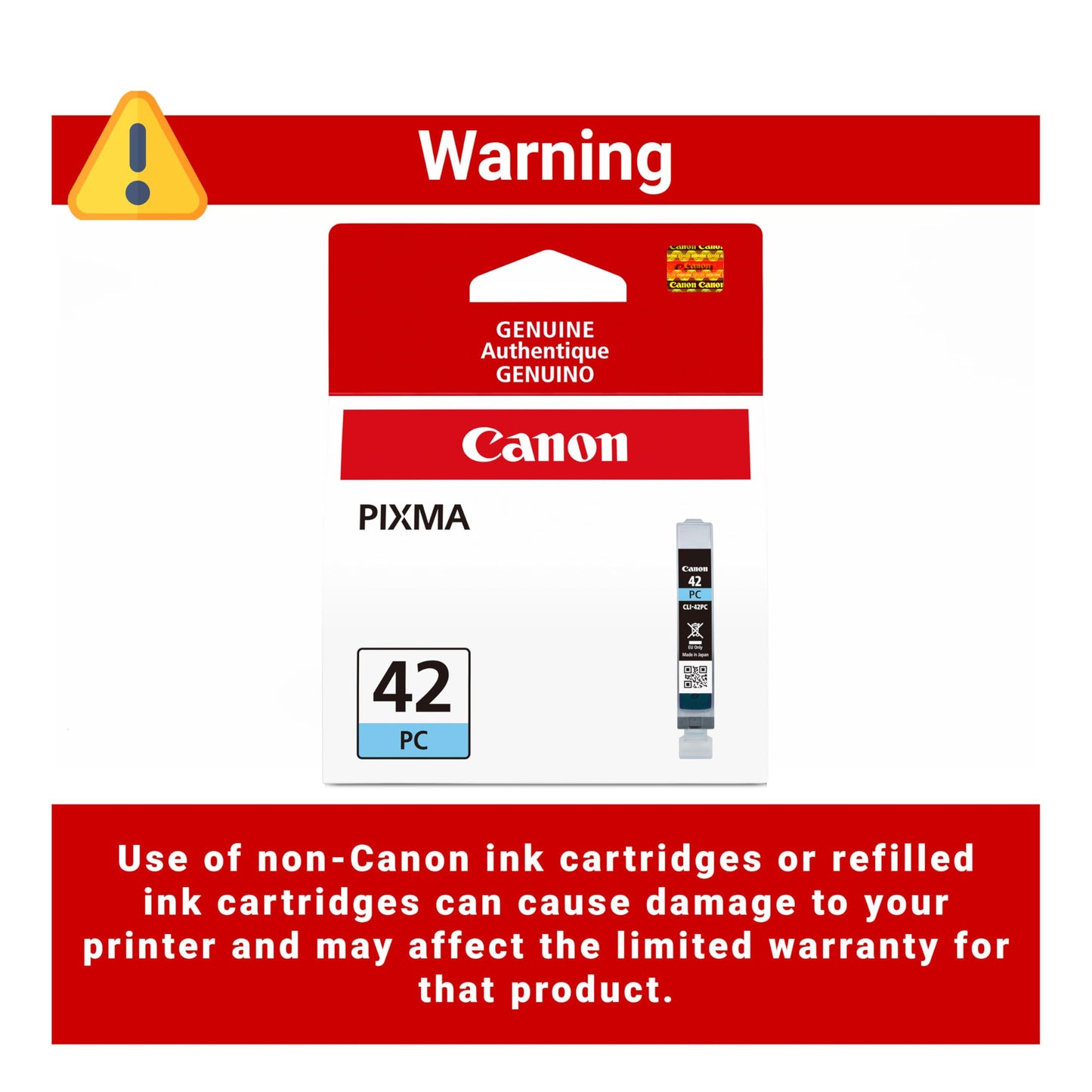 Canon CLI-42 Genuine Photo Cyan Ink Tank, Compatible with PIXMA PRO-100 Printers