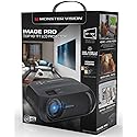 Monster Image Pro Extra-Bright LCD Projector, 2000 Lumens, Projects Up To 16ft, Max Resolution: 1080 HD, Universal Image/Audio/Video Support