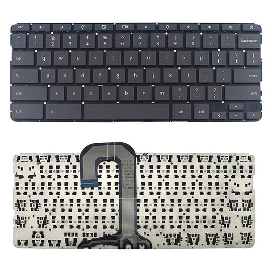 New US Black English Laptop Keyboard (Without palmrest) Replacement for HP Chromebook 14 G5 14A G5