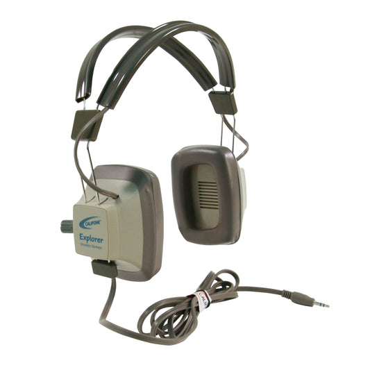 Califone EH-3SV Headset with 3.5mm,Beige/Light Gray,Adjustable