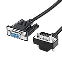RIIEYOCA 90 Degree VGA Cable, 0.5M (Up), Supports 1080P Full HD, Connects VGA Devices