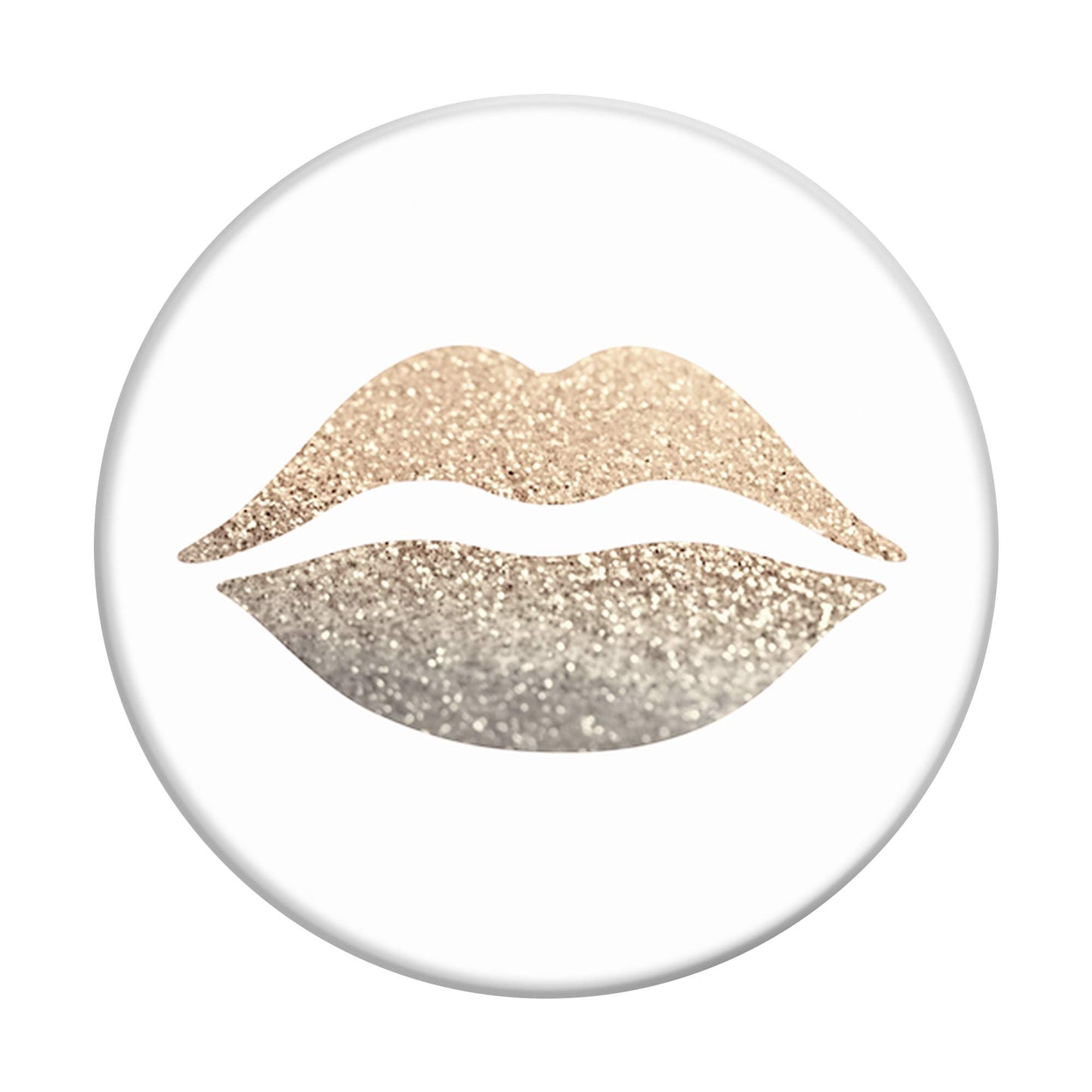 PopSockets: Collapsible Grip & Stand for Phones and Tablets - Gold Lips