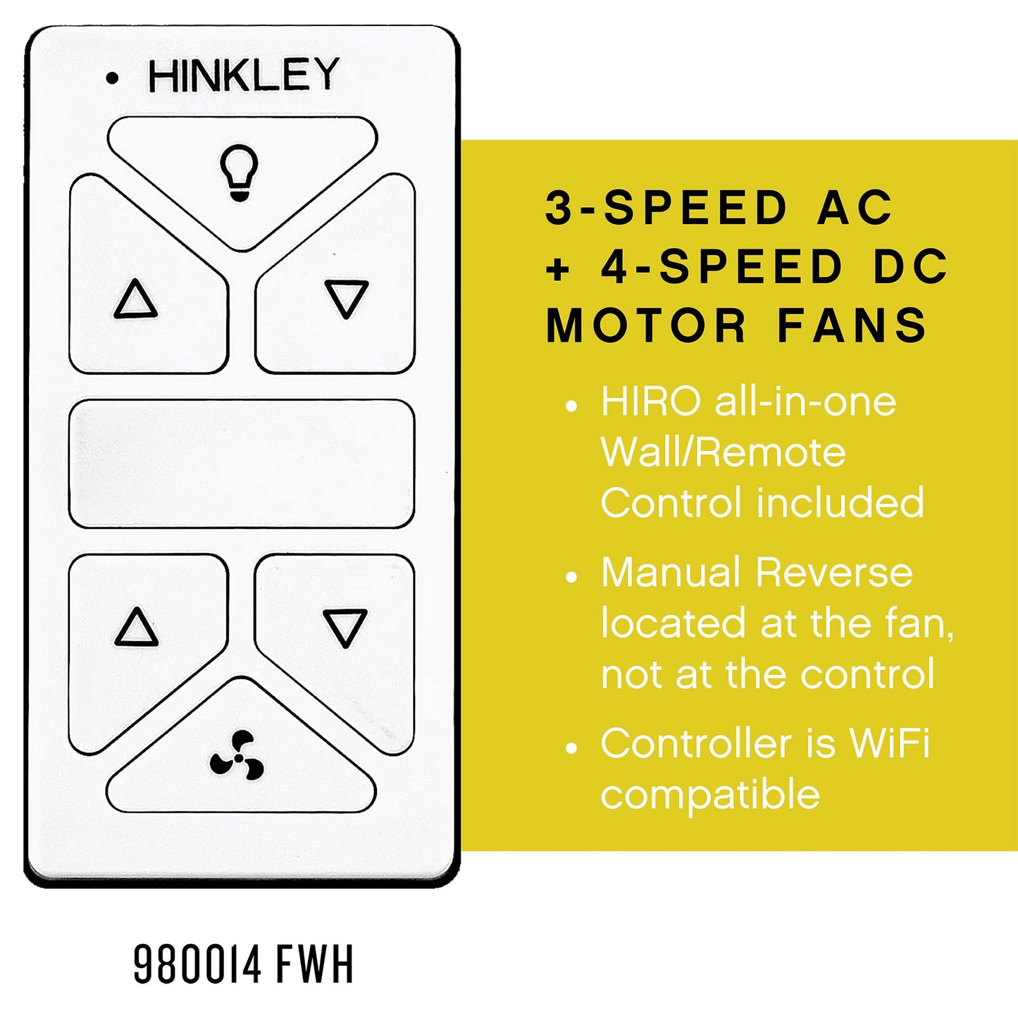 Hinkley Bimini 60" Indoor/Outdoor Smart Ceiling Fan with Remote - Tropical Coastal Style - Appliance White