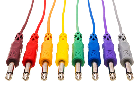 Hosa CPP-890 Unbalanced Patch Cables, 1/4 Inch TS to Same, 3 Feet