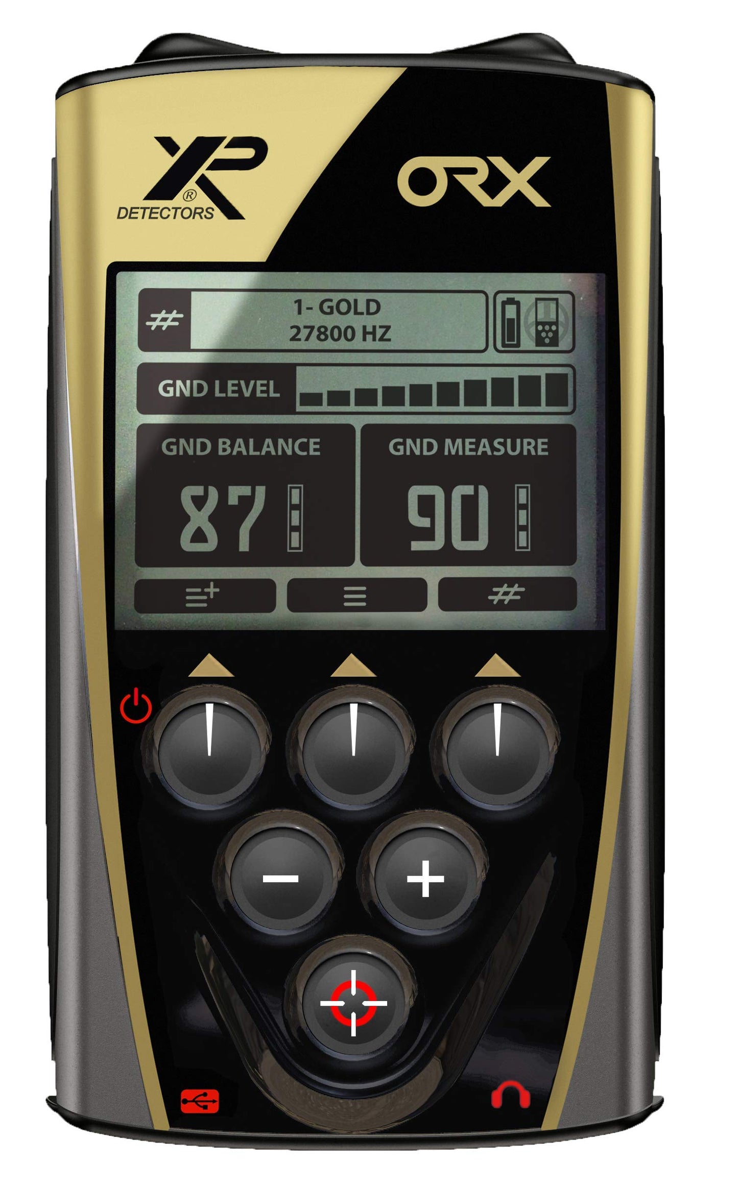 XP Metal Detectors ORX Detector - Specialized in Gold Hunting - FX02 Wired Headphones, WSAUDIO Wireless Headphones, HF Coil (9'') up to 50kHz, Remote…