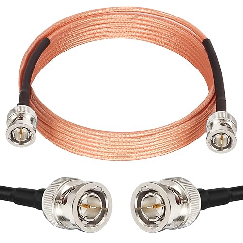 XRDS -RF SDI Cable 10ft, Flexible 3G HD-SDI Cables, BNC to BNC Video Cable 75 Ohm RG179 Extension Cable for 4K 1080P 3G-SDI Camera Monitor Vedio
