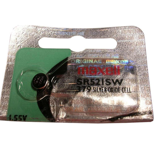 Maxell SR521SW SR63 SG0 SR521 379 Silver Oxide Watch Battery